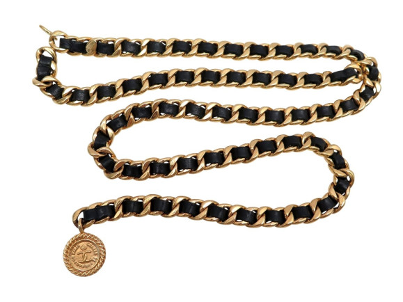   ceinture chanel chaine entrelacee