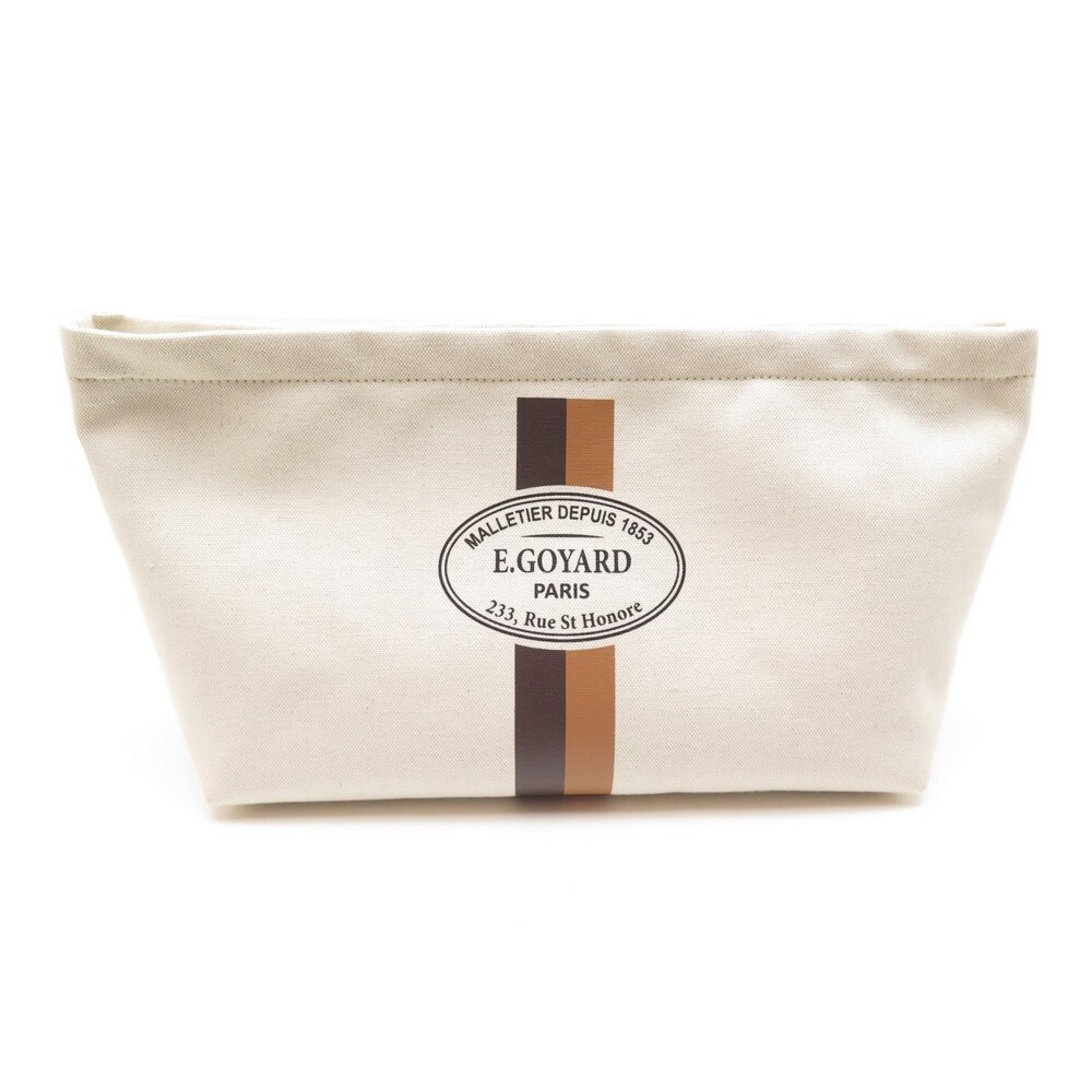 NEUF POCHETTE NECESSAIRE GOYARD PM PR SAC A MAIN 30CM TOILE BEIGE POUCH BAG