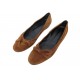 CHAUSSURES HERMES BALLERINES DANSEUSES H112001Z 40.5 CHEVRE VELOURS SHOES 1070€
