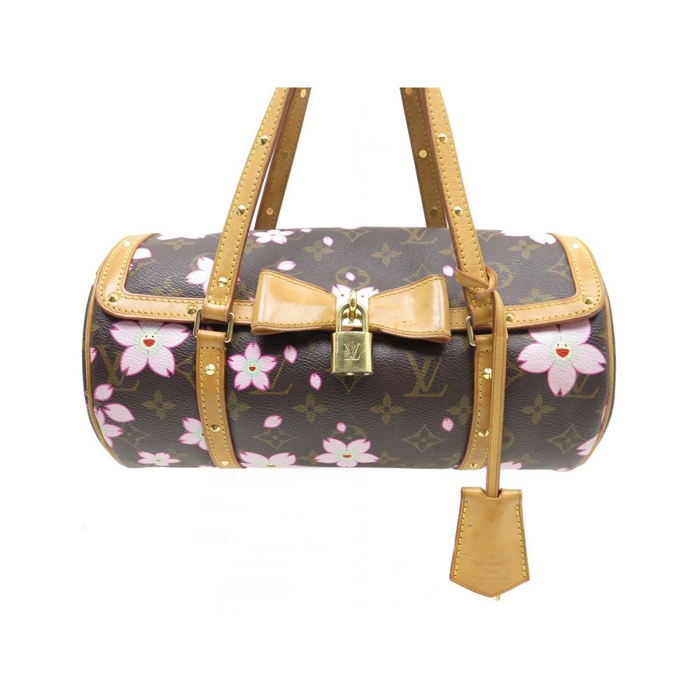 sac a main louis papillon cherry blossom en