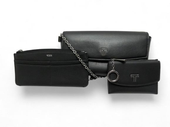 lot sac a main tumi belden portefeuille chaine woc