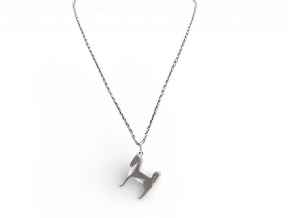 collier hermes panache h077298fb00 pendentif galop