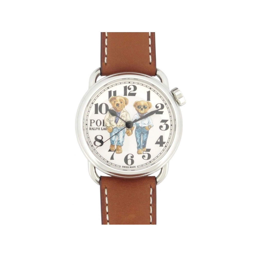 NEUF MONTRE RALPH LAUREN 38 MM RALPH & RICKY BEACH POLO BEAR AUTOMATIQUE 1800€