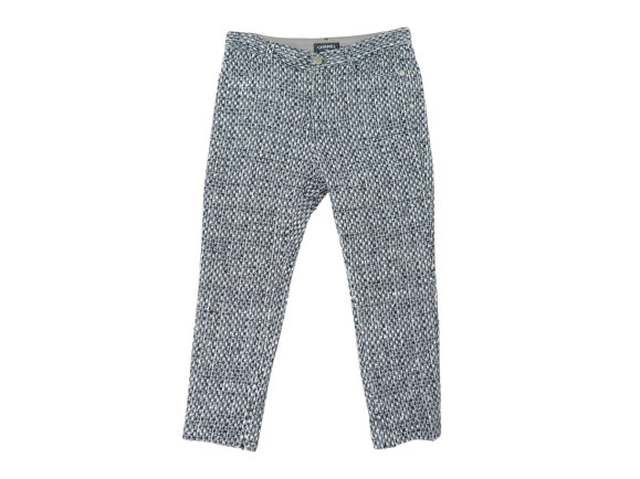 pantalon chanel en tweed de fils metallises
