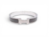 bracelet hermes clic h email en marron glace