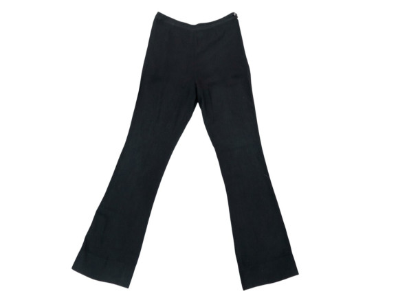 pantalon chanel p19329v11229 fluide s 36 2002 soie