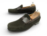 chaussures hermes mocassins kennedy 42.5 h en daim