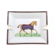 RARE CENDRIER HERMES VIDE POCHE CHEVAL EN PORCELAINE BLANC + BOITE ASTHRAY 645€