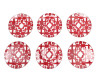 lot 6 assiettes a dessert hermes balon du