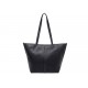 SAC A MAIN VANESSA BRUNO PETIT CABAS DAILY 3HVD85-V40874 CUIR NOIR TOTE BAG 345€