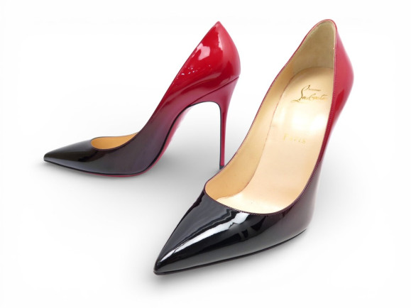  chaussures christian louboutin kate 100 38.5 cuir