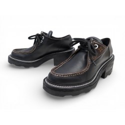CHAUSSURES LOUIS VUITTON DERBY BEAUBOURG 1A5SOD 40 EN CUIR TOILE MONOGRAM 1050€