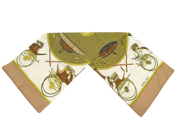 echarpe hermes maxi twilly double face les voitures a