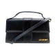 SAC A MAIN JACQUEMUS LE GRAND BAMBINO 213BA007 EN CUIR NOIR HAND BAG PURSE 820€