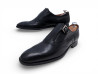  chaussures hermes derby a boucle 41 cuir noir