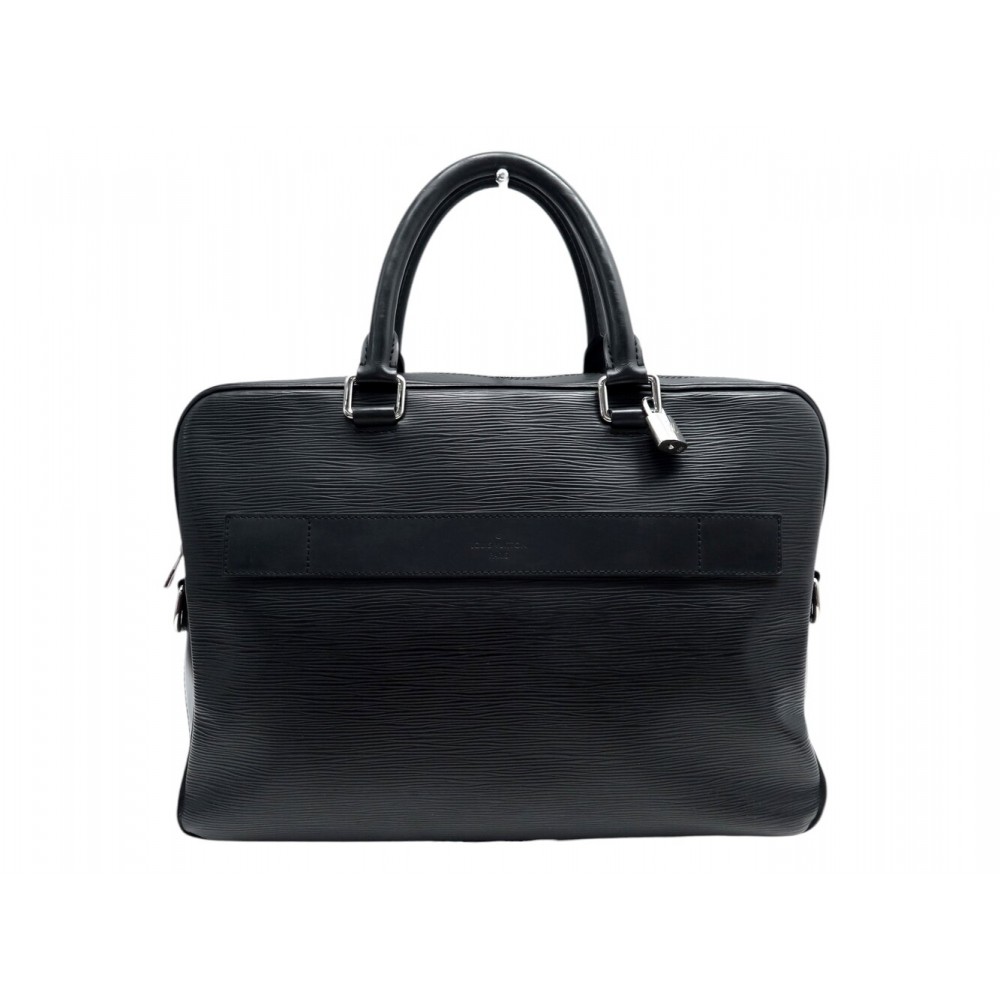 SACOCHE LOUIS VUITTON PORTE DOCUMENTS M54092 CUIR EPI NOIR BLACK BRIEFCASE 2700€
