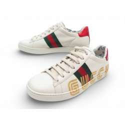 NEUF CHAUSSURES GUCCI BASKETS ACE 525268 SEGA GUCCY 37 IT 38 FR SNEAKERS 650€