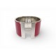 NEUF BRACELET HERMES CLIC H XL T16 EN EMAIL ROUGE + POCHON RED ENAMEL NEW 850€