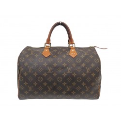 SAC A MAIN LOUIS VUITTON SPEEDY 35 M41107 TOILE MONOGRAM MARRON HAND BAG 1400€