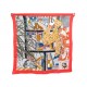 NEUF FOULARD RENDEZ VOUS CHEZ HERMES CARINE BRANCOWITZ CARRE 70 SOIE SCARF 440€