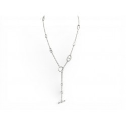 COLLIER HERMES SAUTOIR FARANDOLE 80 CM H104570B ARGENT MASSIF 925 NECKLACE 1500€