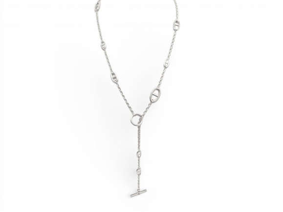 collier hermes sautoir farandole 80 cm h104570b argent
