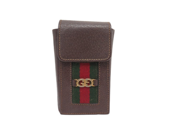  etui a cigarettes gucci gg bande web en cuir