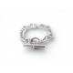 BRACELET HERMES CHAINE D'ANCRE GM H101672B 12 MAILLONS ARGENT 925 BANGLE 1550€