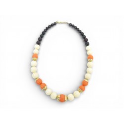 VINTAGE COLLIER YVES SAINT LAURENT 1970 GRANDES PERLES GOOSEEN SCEMAMA NECKLACE