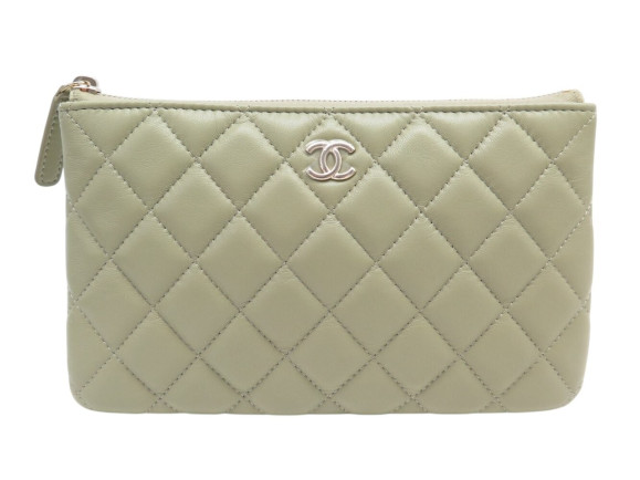 trousse chanel pochette classique cuir matelasse