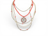 collier chanel sautoir perles logo cc effet