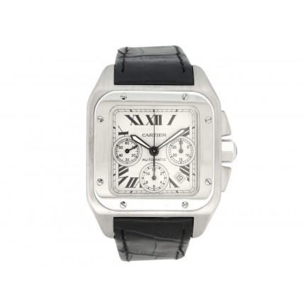 MONTRE CARTIER SANTOS 100XL W20090X8 CHRONOGRAPHE 42MM AUTOMATIQUE WATCH 8600€