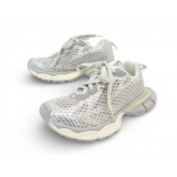 NEUF CHAUSSURES BALENCIAGA SNEAKERS 3XL FISHNET STRASS 788818 40 IT 41 FR 990€