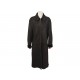 MANTEAU HERMES LONG 46 S EN CUIR D'AGNEAU RETOURNE MARRON SHEARLING COAT 12000€