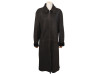 manteau hermes long 46 s en cuir d'agneau retourne