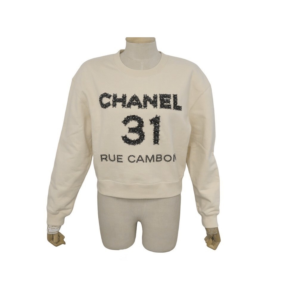 NEUF PULL CHANEL 31 RUE CAMBON P64788K60781 TAILLE S 36 COTON NEW SWEAT 2500€