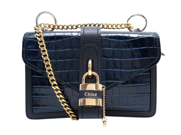 sac a main chloe aby small bandouliere cuir facon