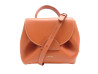 sac a main polene numero un nano cuir lisse camel