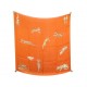 FOULARD CARTIER BIJOUX PANTHERE TIGRE CARRE 90 EN MOUSSELINE DE SOIE SCARF 530€