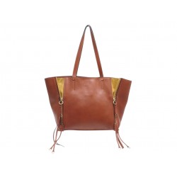 SAC A MAIN CHLOE MILO CABAS EN CUIR MARRON BROWN LEATHER TOTE HAND BAG 1650€