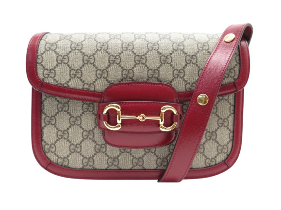  sac a main gucci horsebit 1955 mm 602204 toile gg