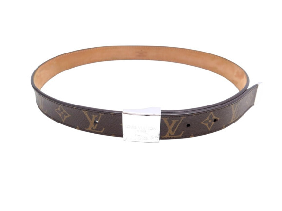 ceinture louis vuitton t85 en toile monogram lv boucle