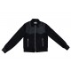 VESTE SAINT LAURENT 310249 BLOUSON 36 S EN CUIR AGNEAU TOILE NOIRE JACKET 3500€