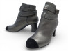  chaussures chanel bottines a talons logo cc