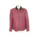 MANTEAU ARMANI JEANS M 50 BLOUSON EN CUIR MATELASSE BORDEAUX JACKET COAT 600€