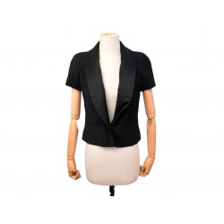 NEUF VESTE MANCHES COURTES CHANEL P33969W04198 BLAZER 38 M BOUTON ETOILE 4800€