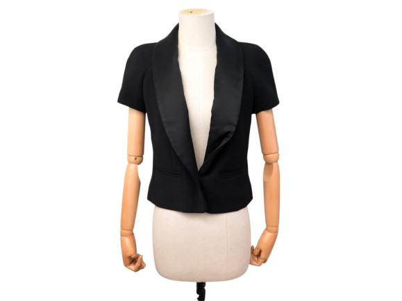 veste manches courtes chanel p33969w04198 blazer