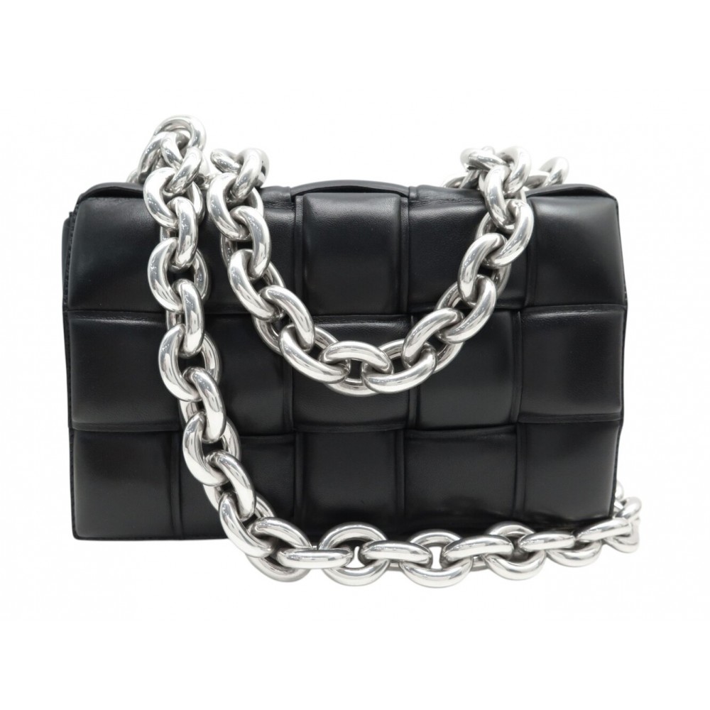 NEUF SAC A MAIN BOTTEGA VENETA CHAIN CASSETTE CUIR MATELASSE INTRECCIO BAG 4200€