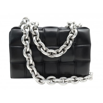 NEUF SAC A MAIN BOTTEGA VENETA CHAIN CASSETTE CUIR MATELASSE INTRECCIO BAG 4200€