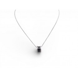 COLLIER BULGARI SAVE THE CHILDREN 10EANNIVERSAIRE 356910 ARGENT ONYX RUBIS 790€